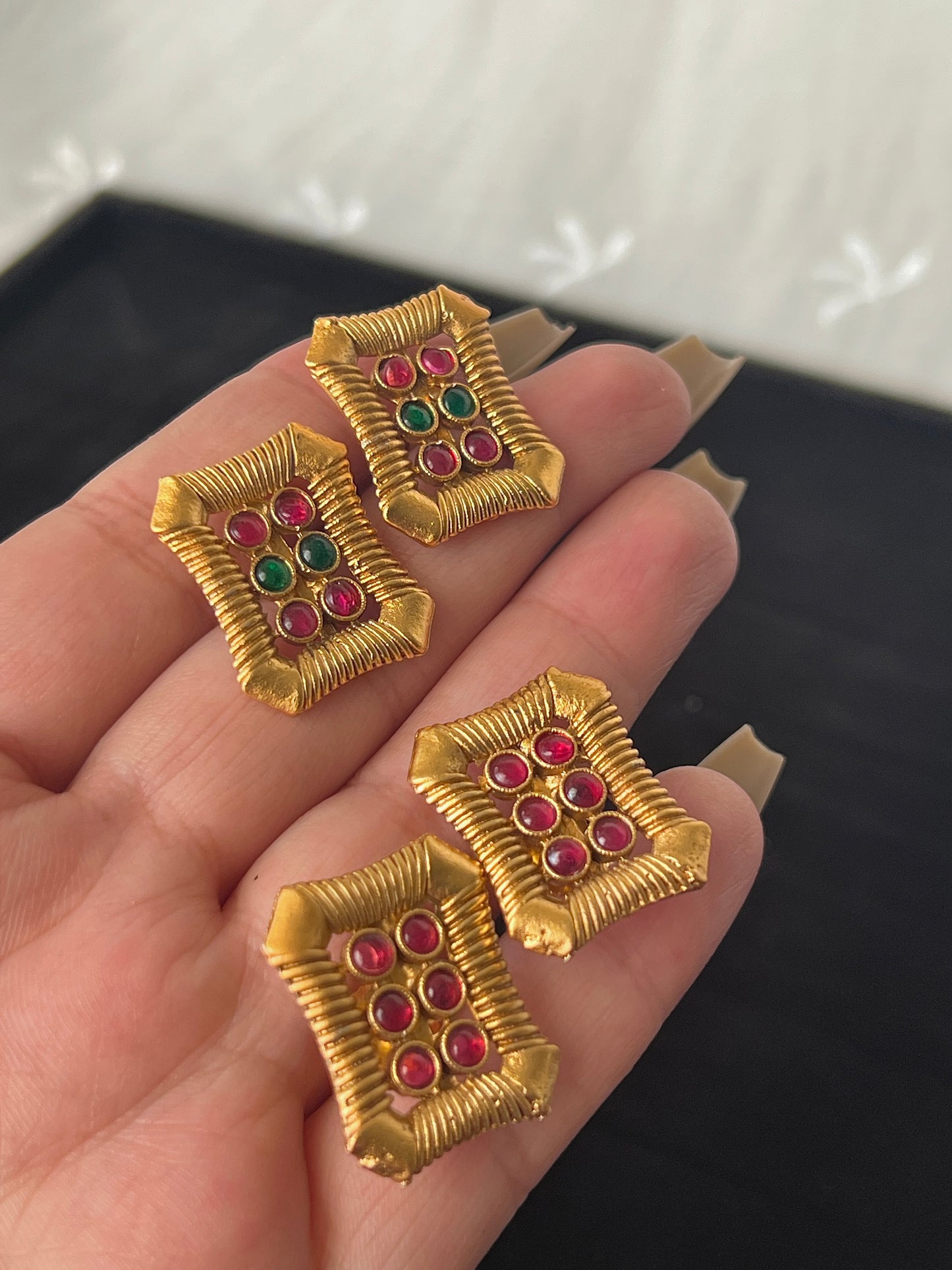 Traditional Rajwari Studs