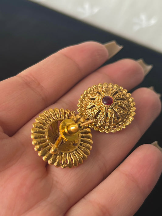 Traditional Rajwari Studs - Mishii B Jewelry