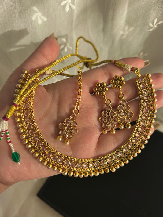 Rajwari Kundan Set