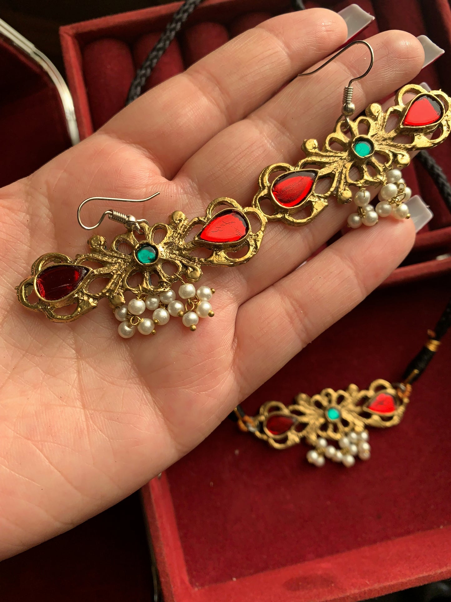 Tribal Relic Afghan Earrings