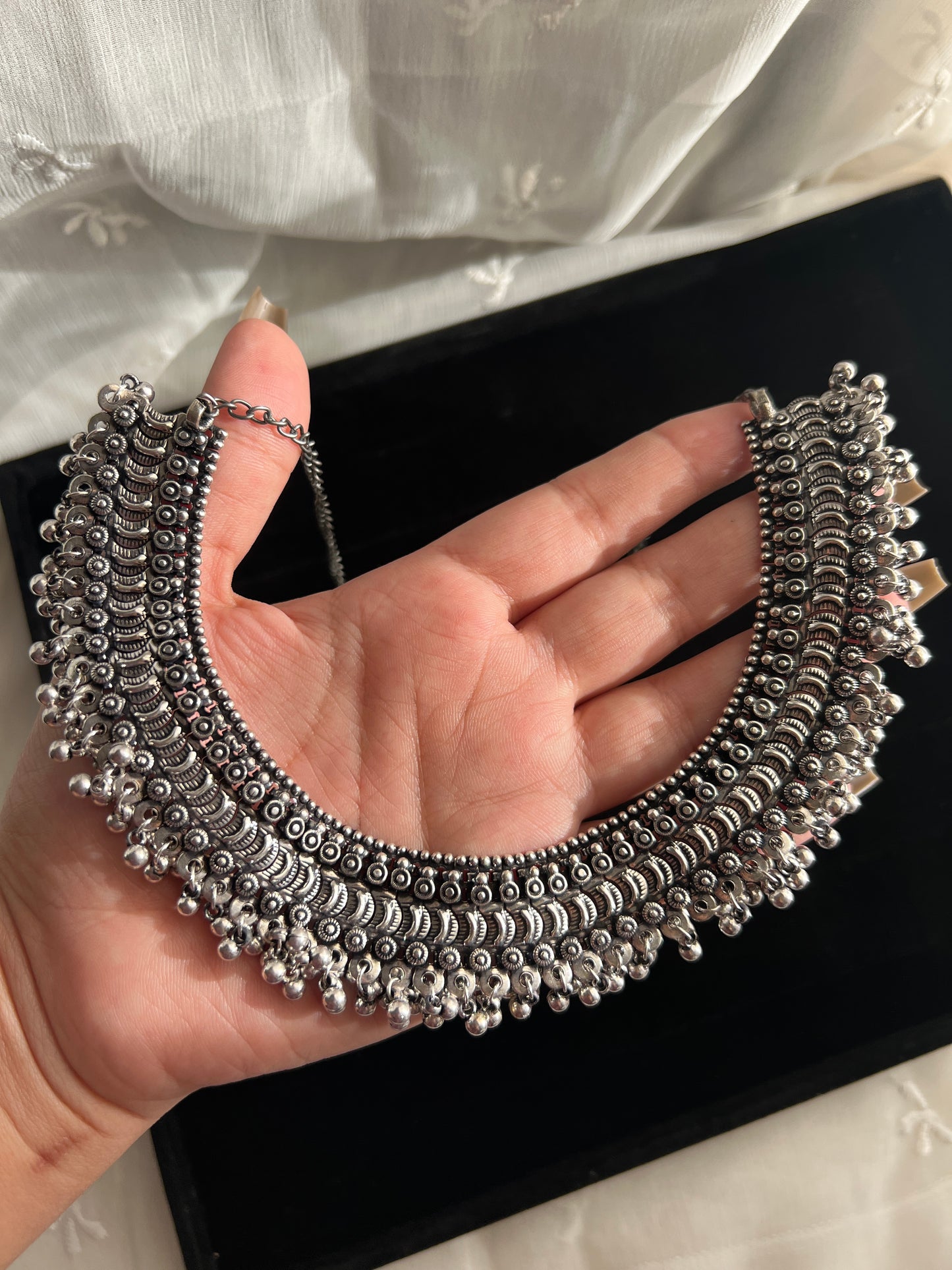 Blackened Silver Choker