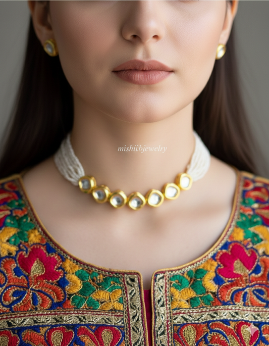 Rajwarh Dori Choker - Mishii B Jewelry