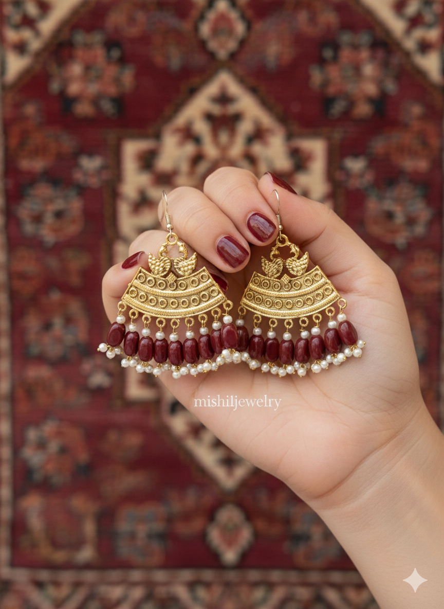 Nafasam Kanta Jhumka - Mishii B Jewelry