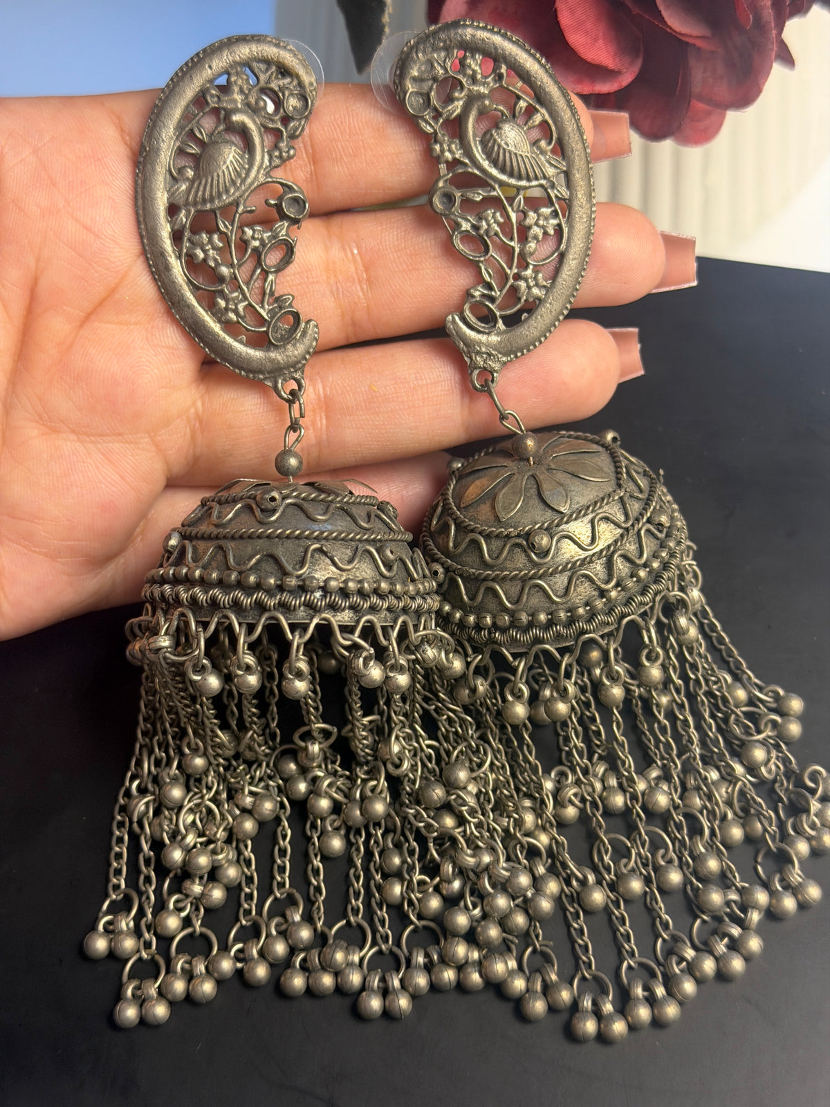 Earcuf Tassel Large Jhumkay