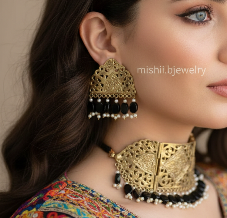 Zoha'e Kuchi Choker Set - Mishii B Jewelry