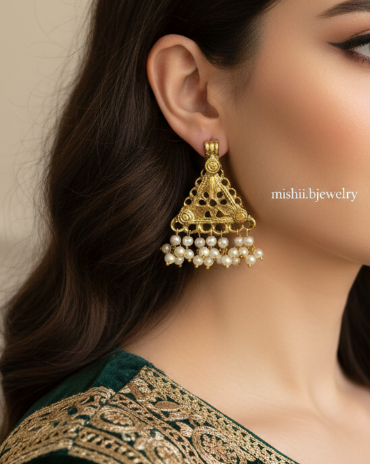 Tragon Tribal Studs - Mishii B Jewelry