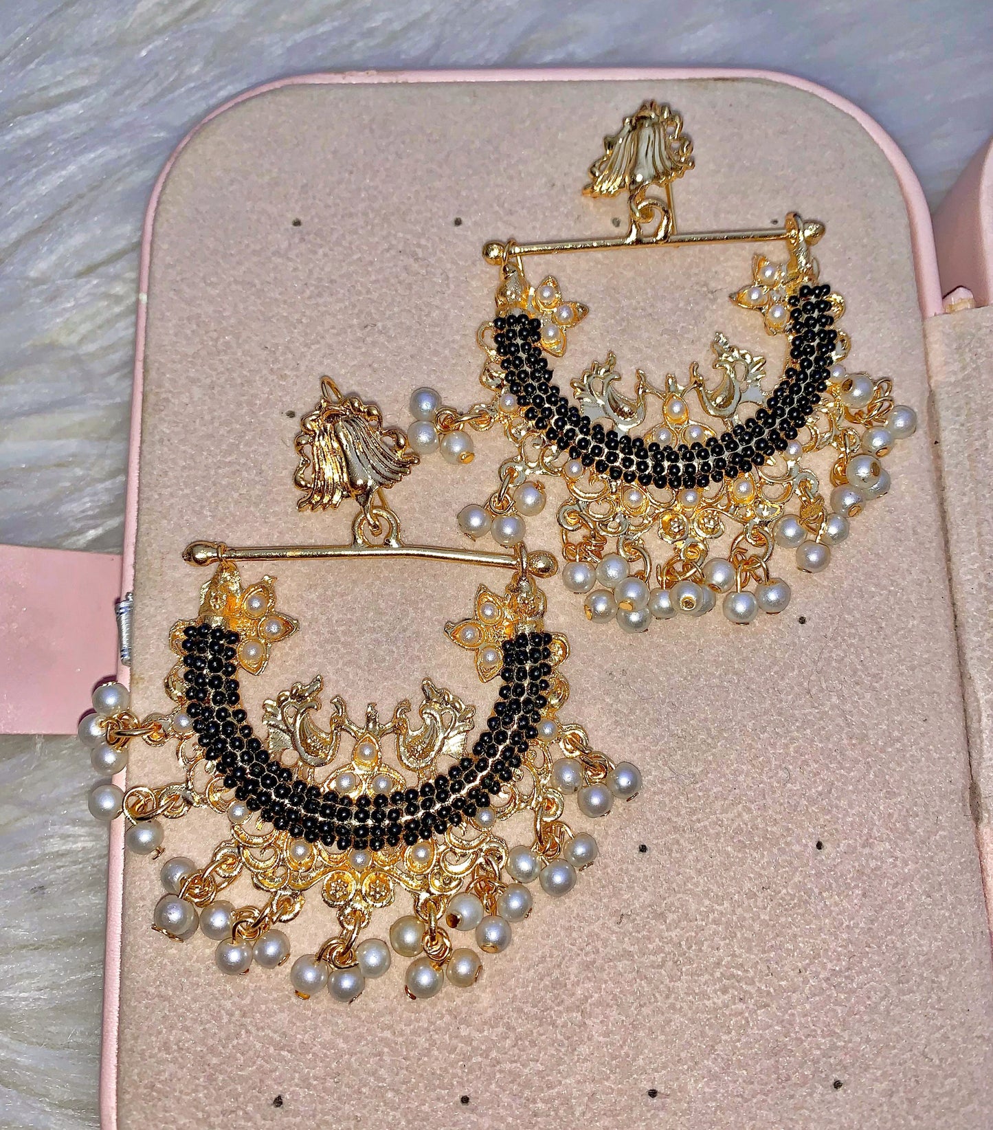 Amber Moor-Inspired Earrings