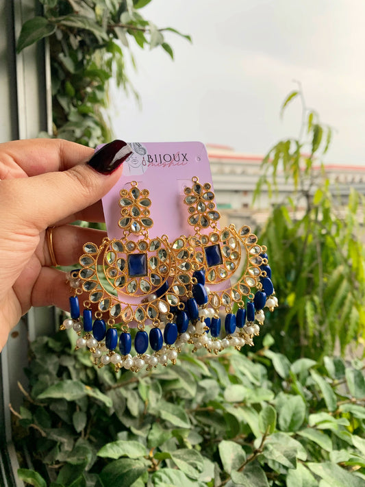 Tireh Chandbali Earrings