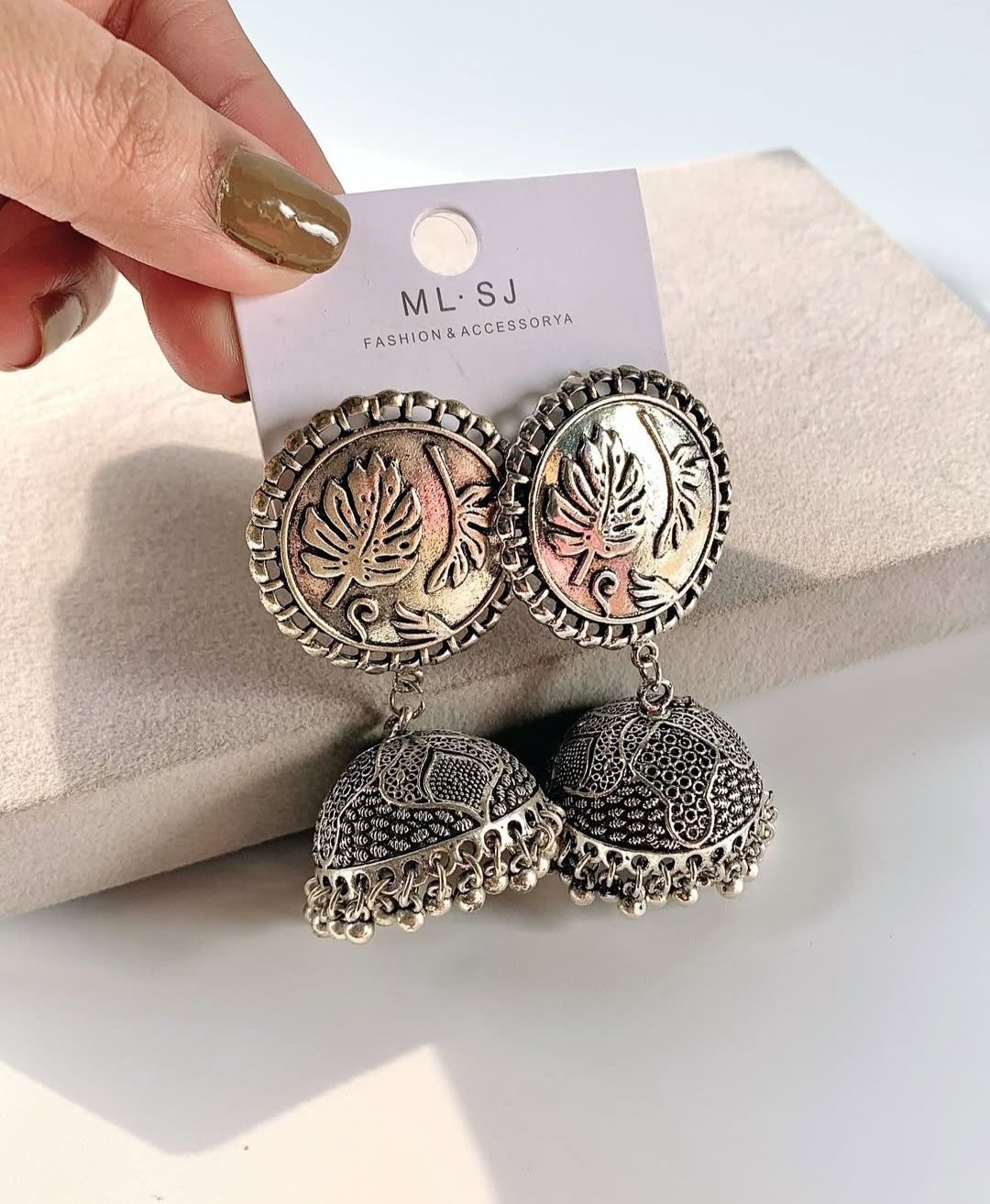 Silver Sand Earrings