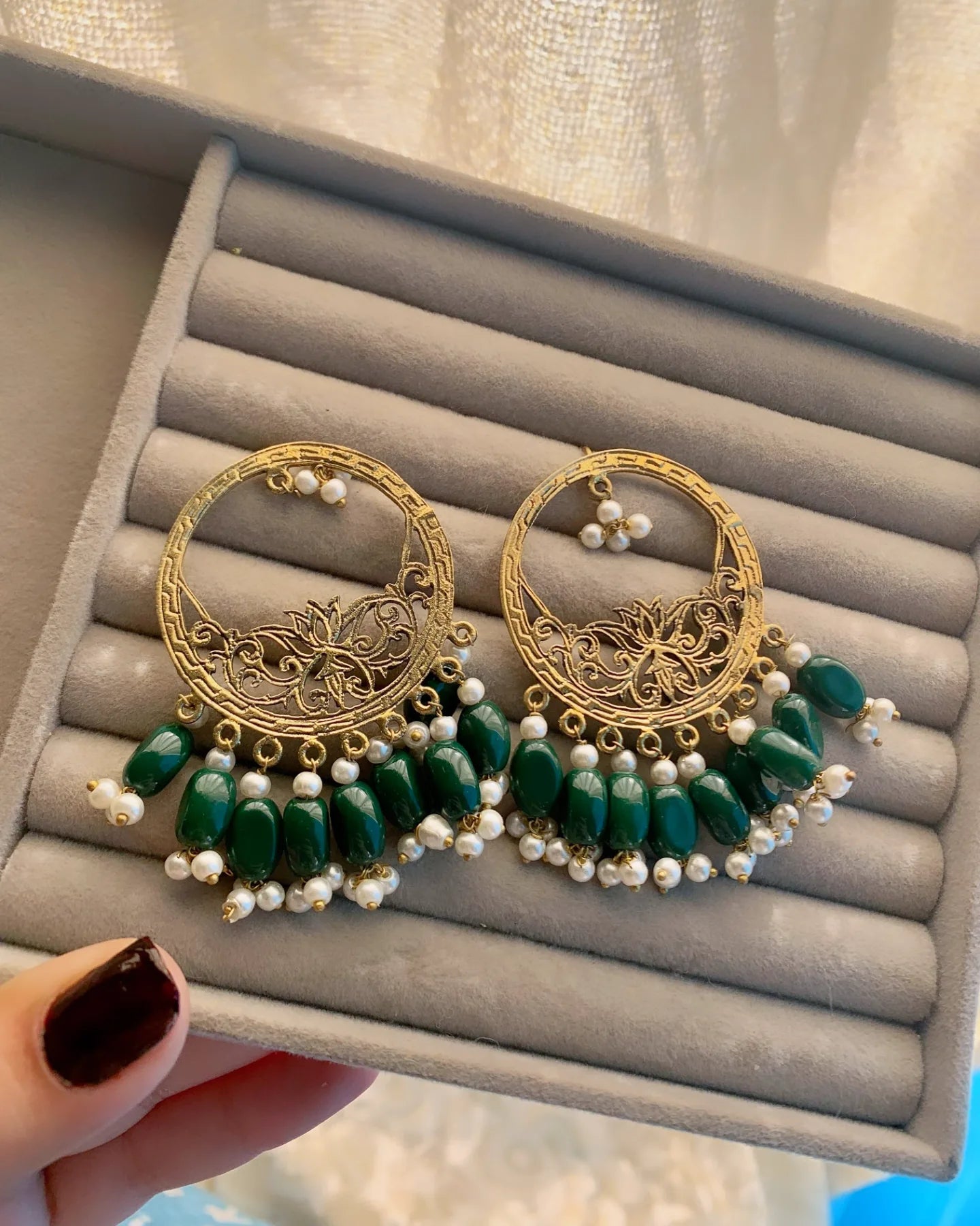 Chrome Afghani Studs