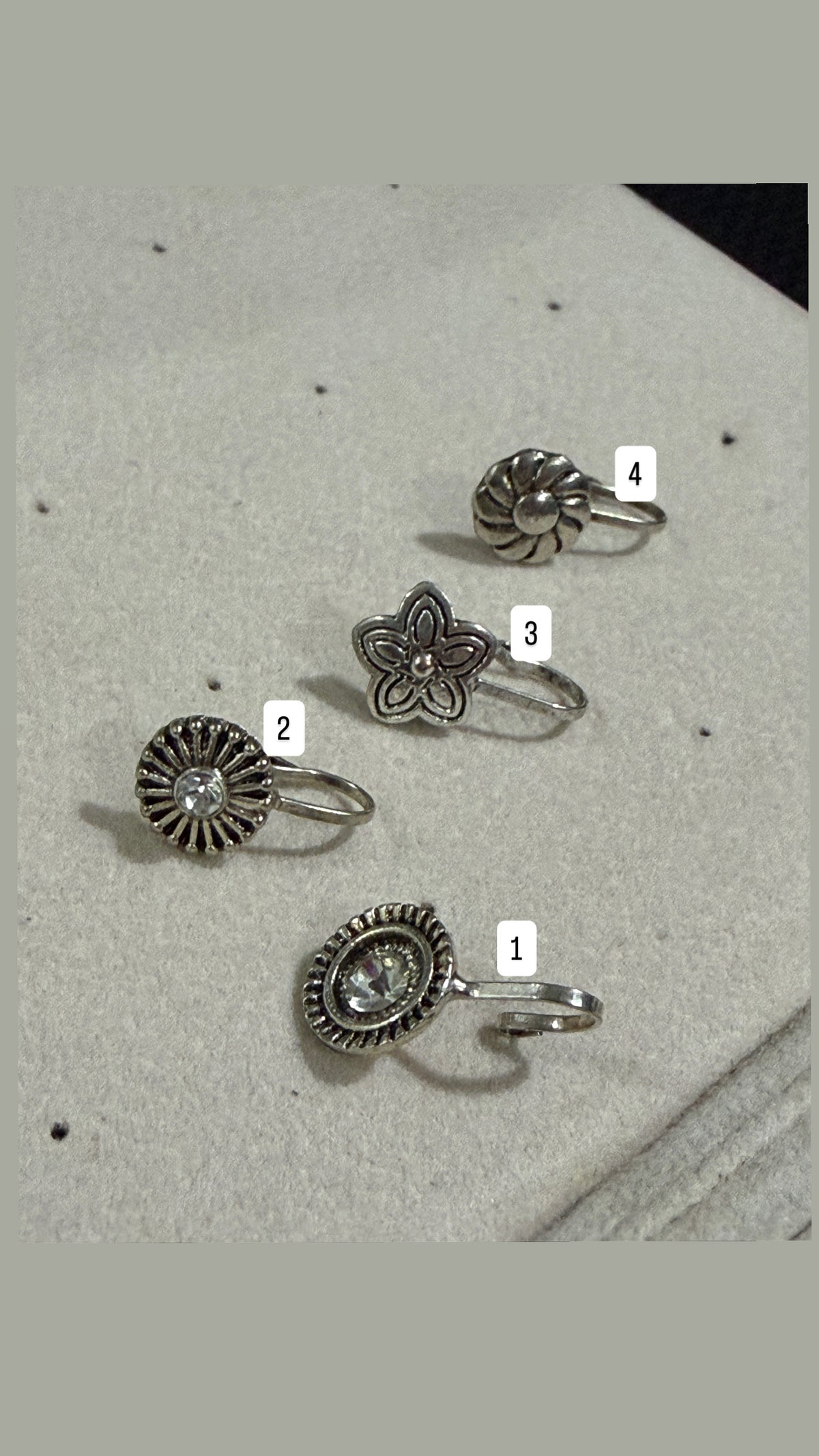 Oxidize Nose Ring
