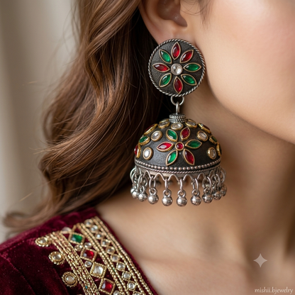 Blackened Traditional Jhumky