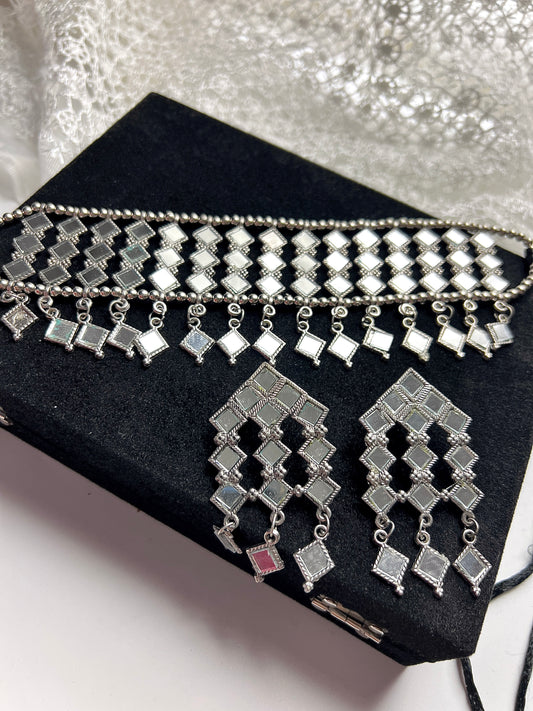 Mirrorwork Antique Choker