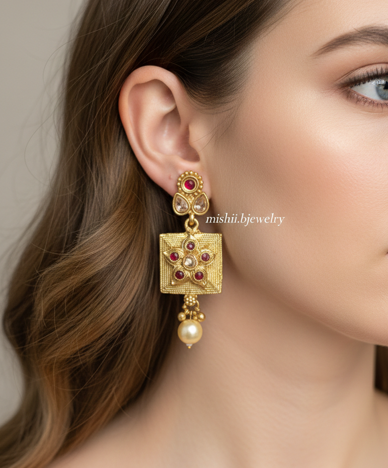 Traditional Rajwari Studs