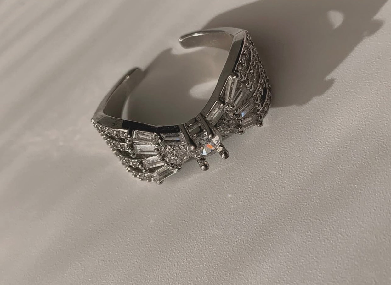 Zircon Open Unique Ring