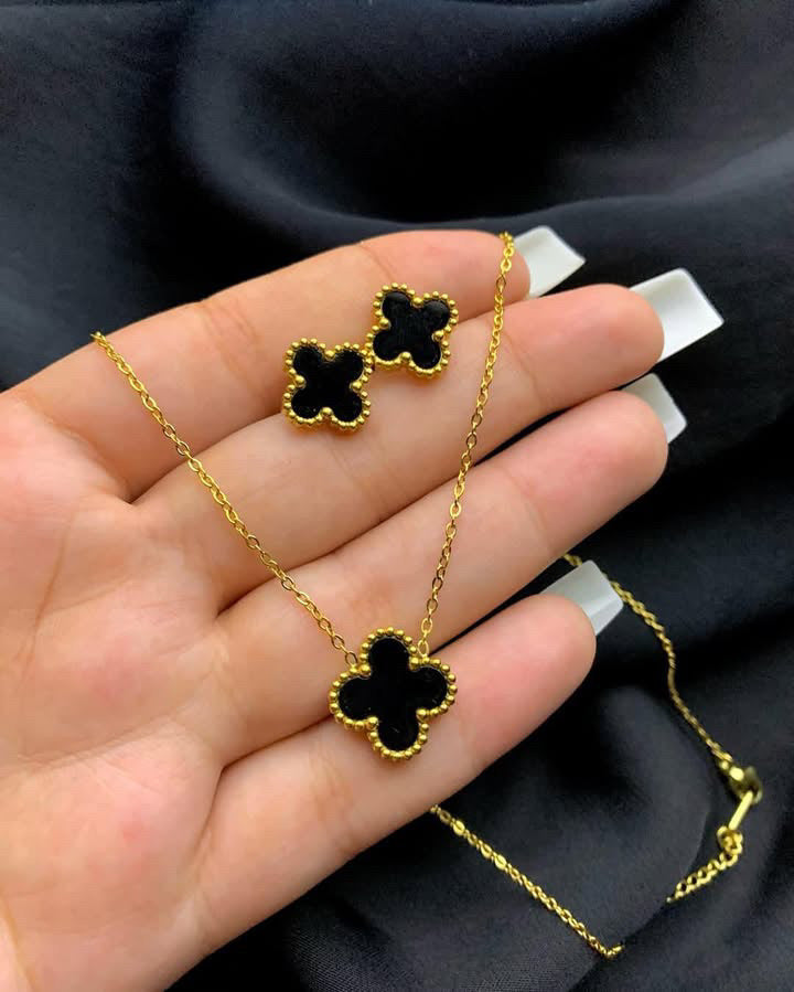 S.Steel Necklace & Studs