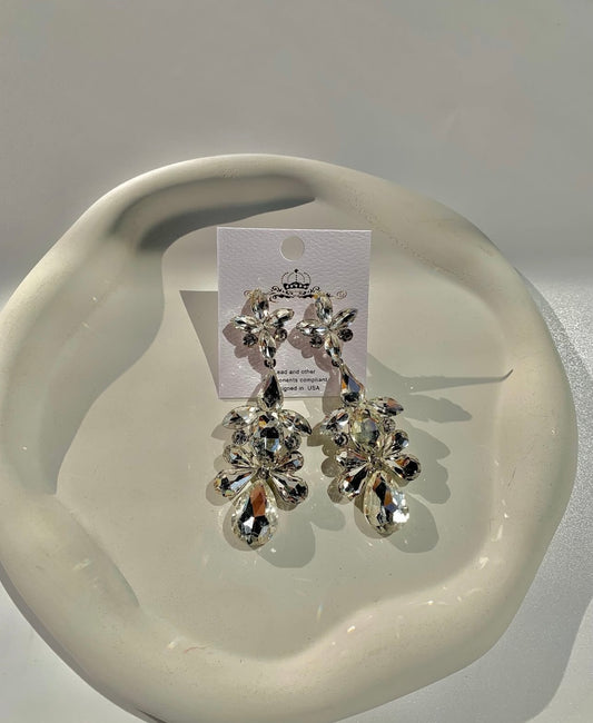 Rhinestone Chandelier Earrings