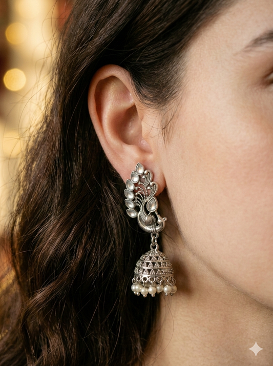 Teejh Moor Indian Jumkay