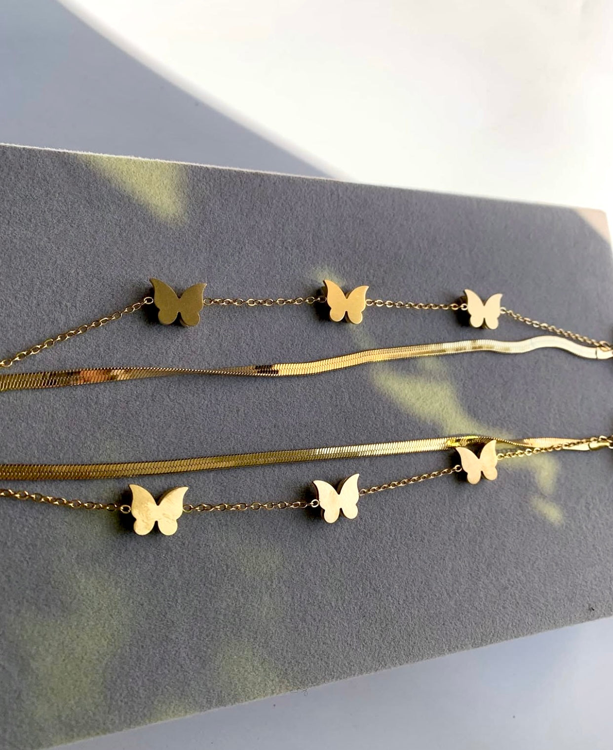 S.Steel Butterfies Bracelet