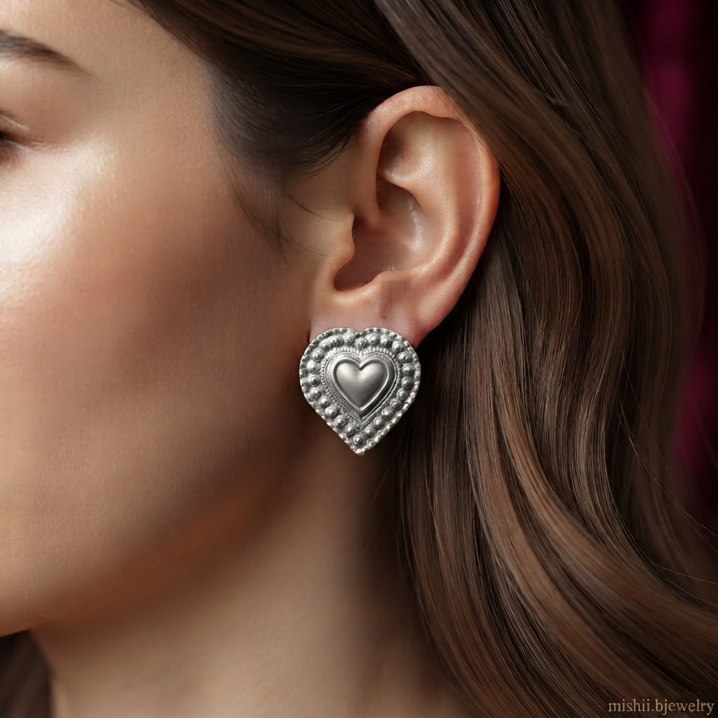 Silver Little Dilara Studs