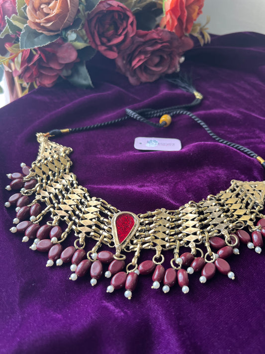 Contemporary Kuchi Choker