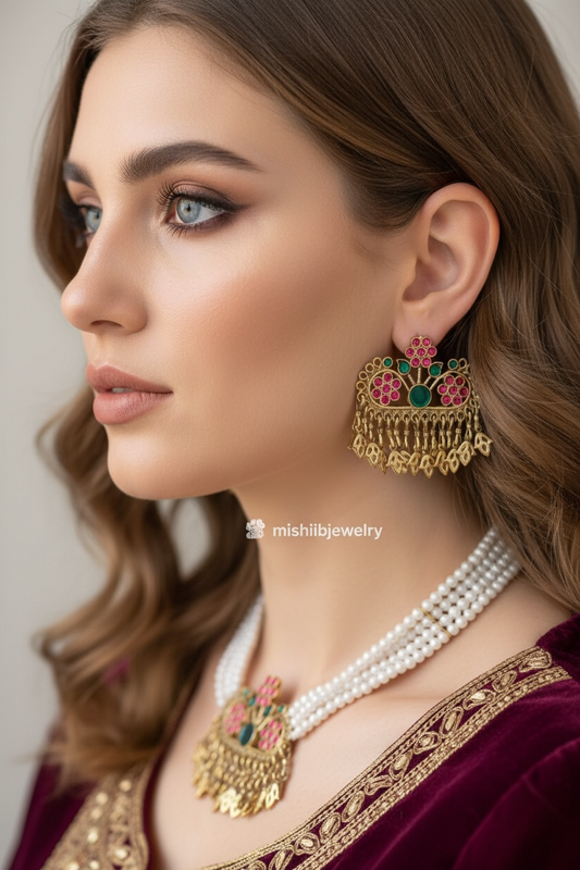 Teen Phool Guluband Set