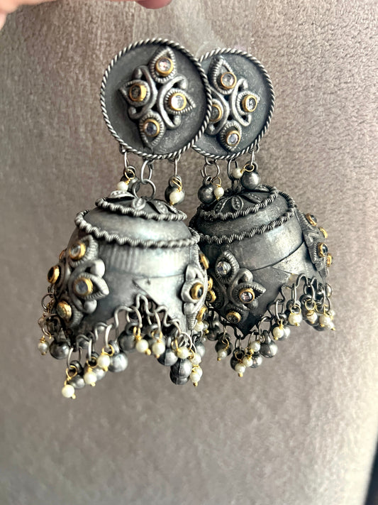 Ethnic Blackened Jhumkay