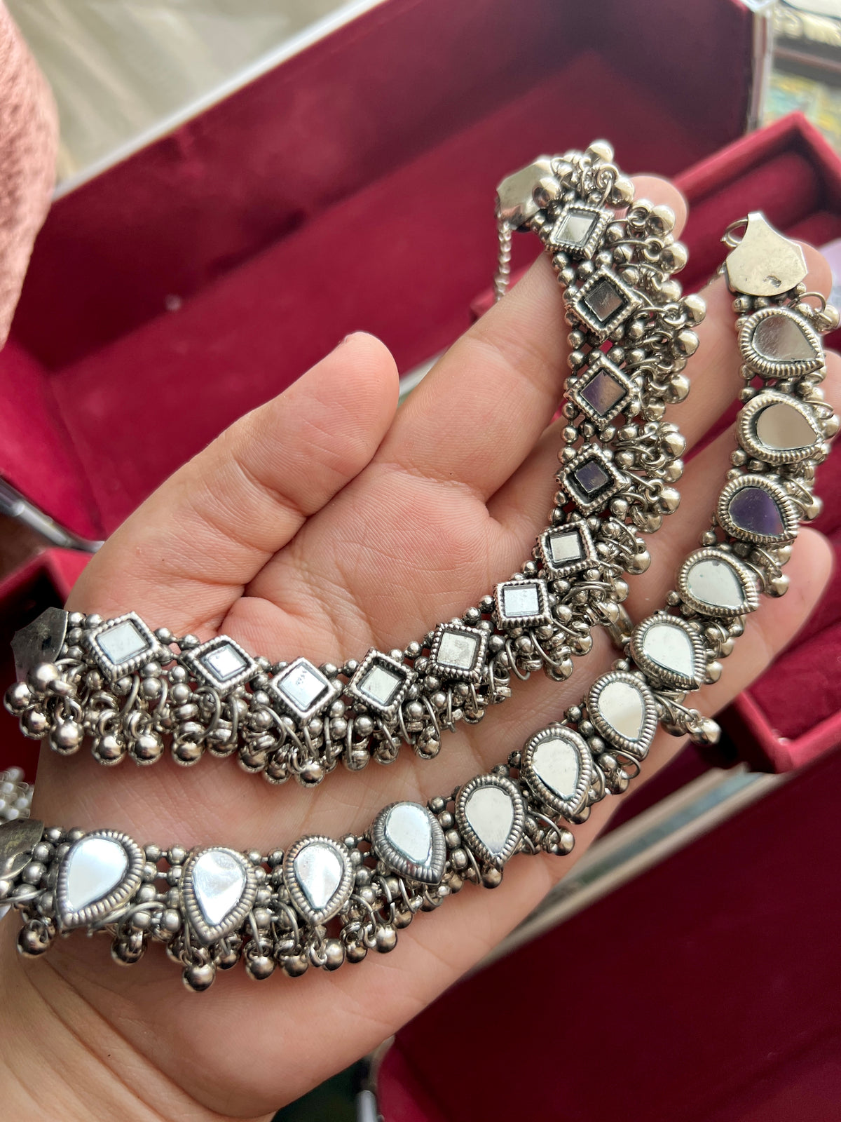 Ethnic Mirror Choker