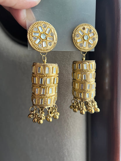 Suneri Sesha Jhumky Large - Mishii B Jewelry