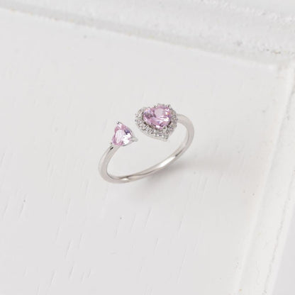 Pink Heart Ring