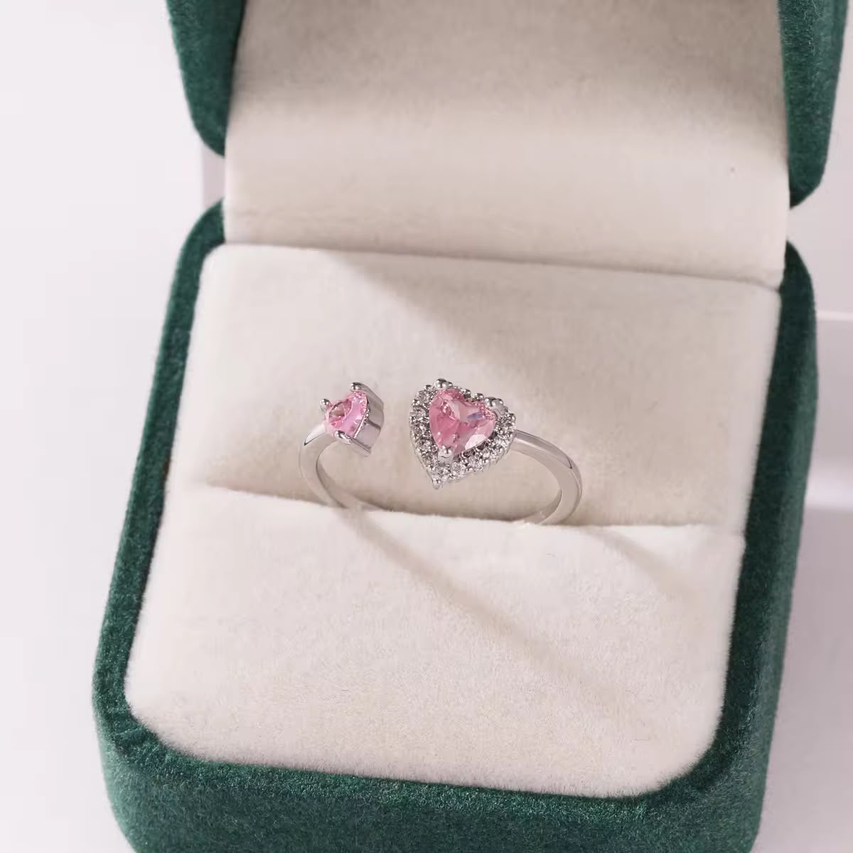 Pink Heart Ring