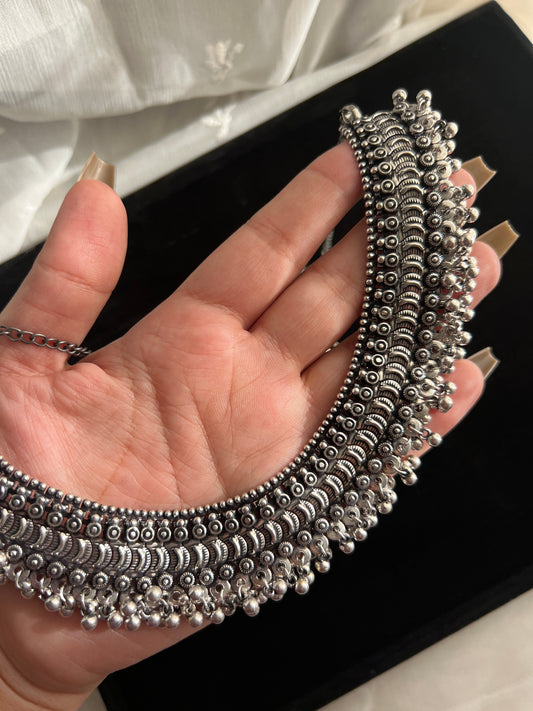 Blackened Silver Choker