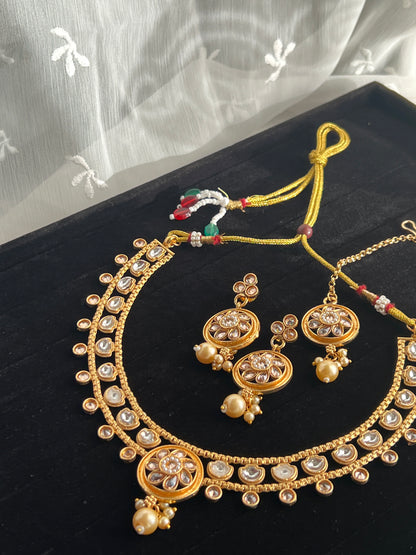 Rajwari Kundan Set