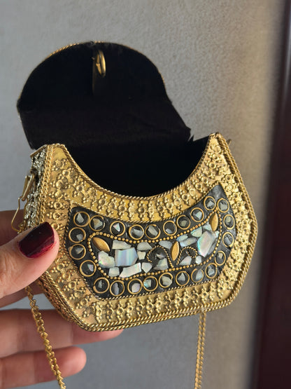 Stonework Antique Mini Clutch