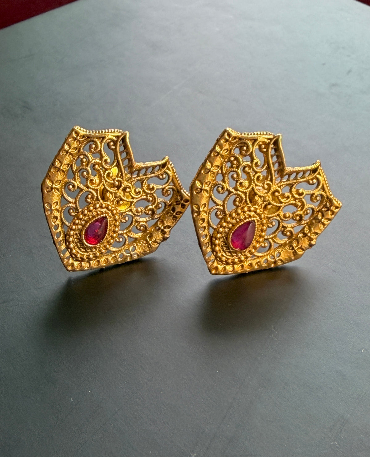 Antique Gold Studs
