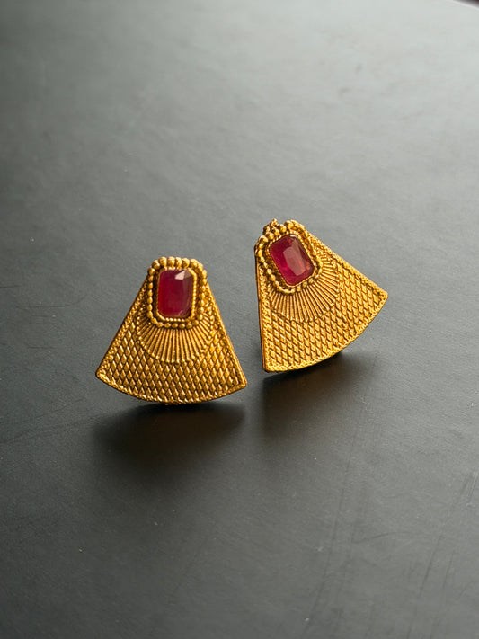 Antique Gold Studs