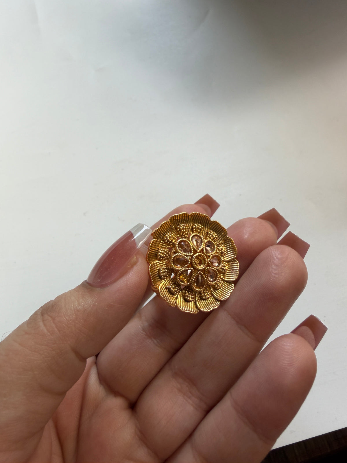 Floral Heart Ring