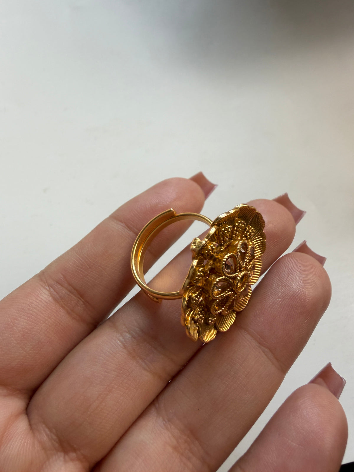 Floral Heart Ring