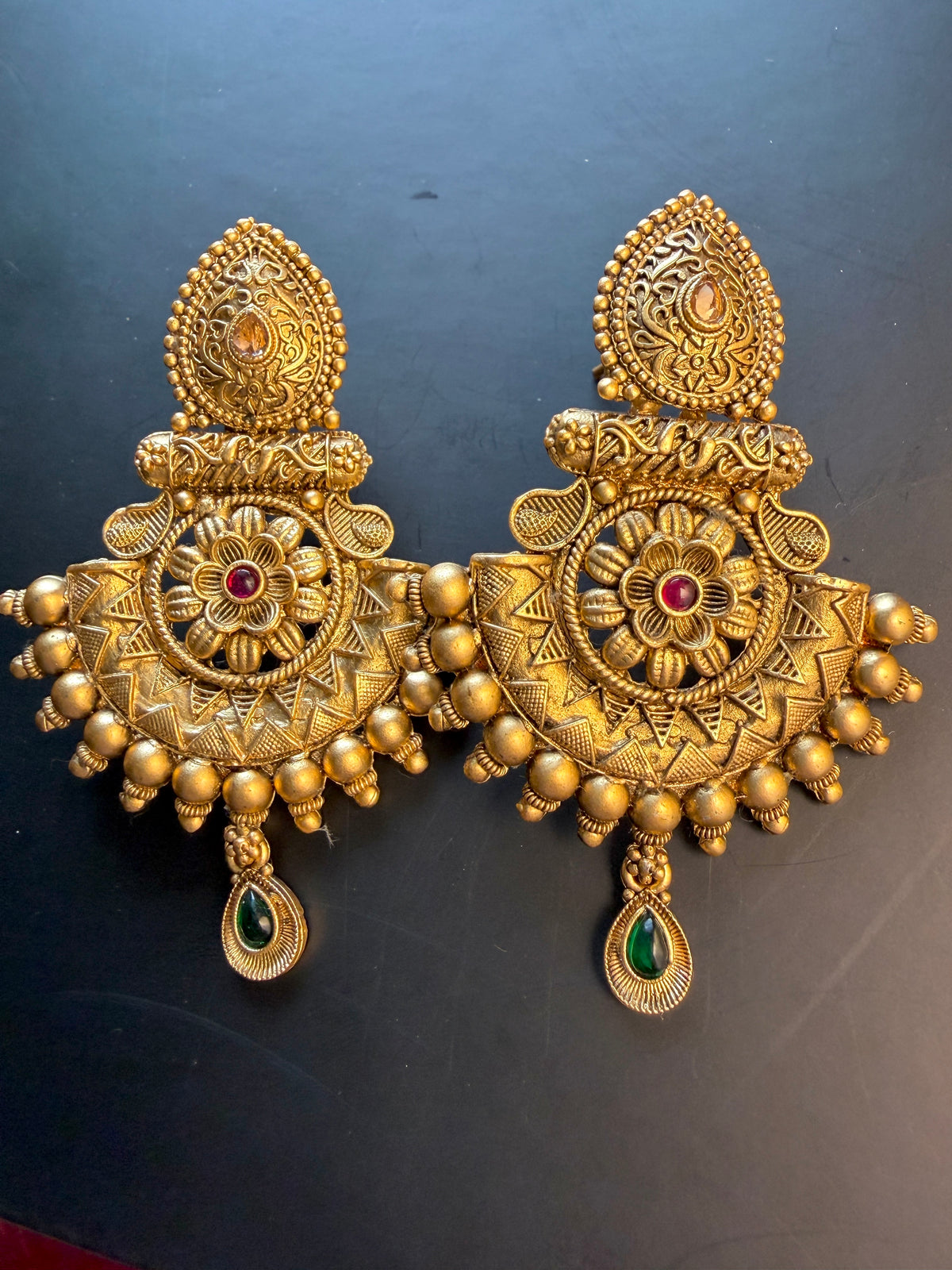 Antique Gold Earrings