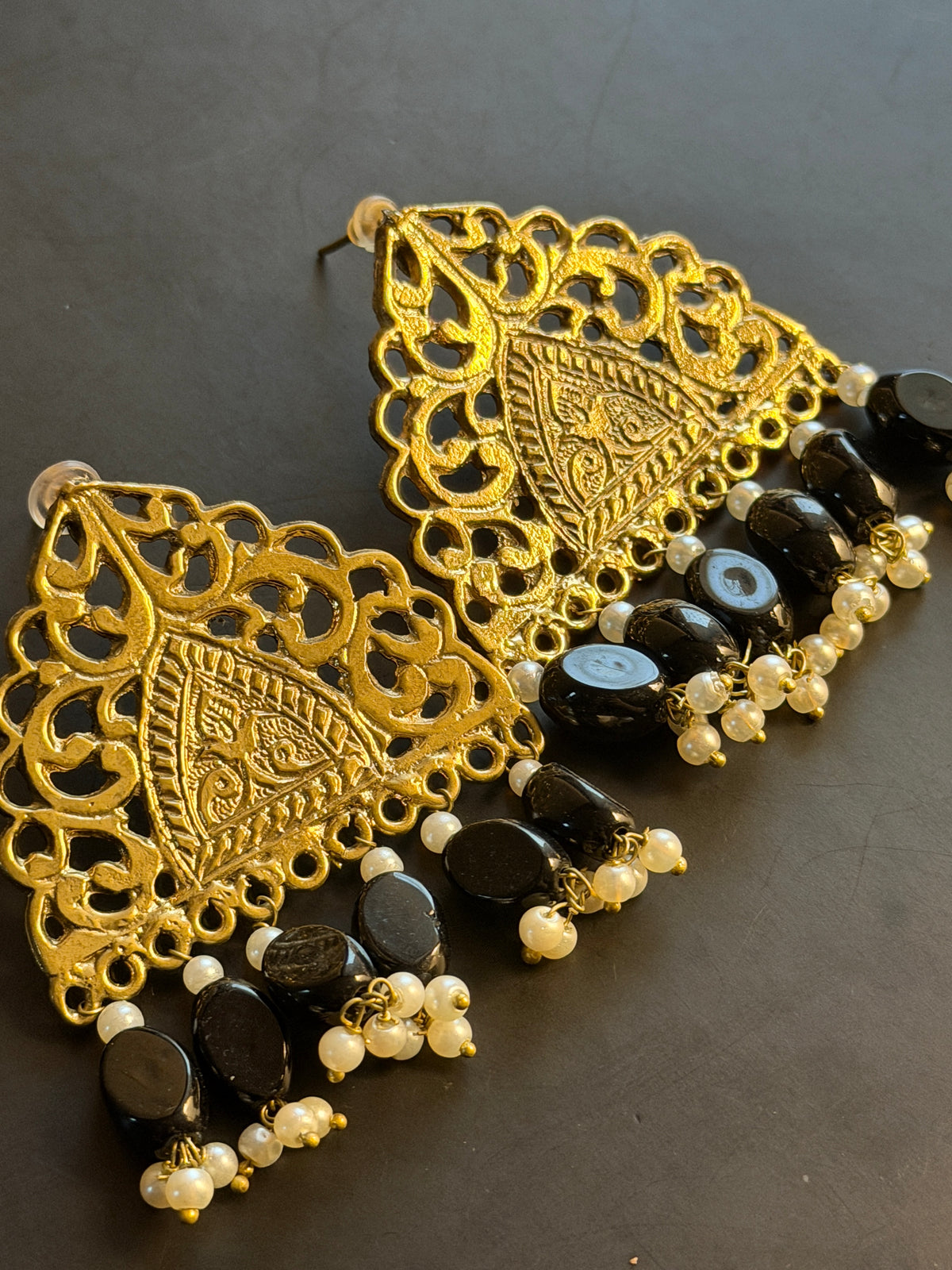 Black Zoha Studs