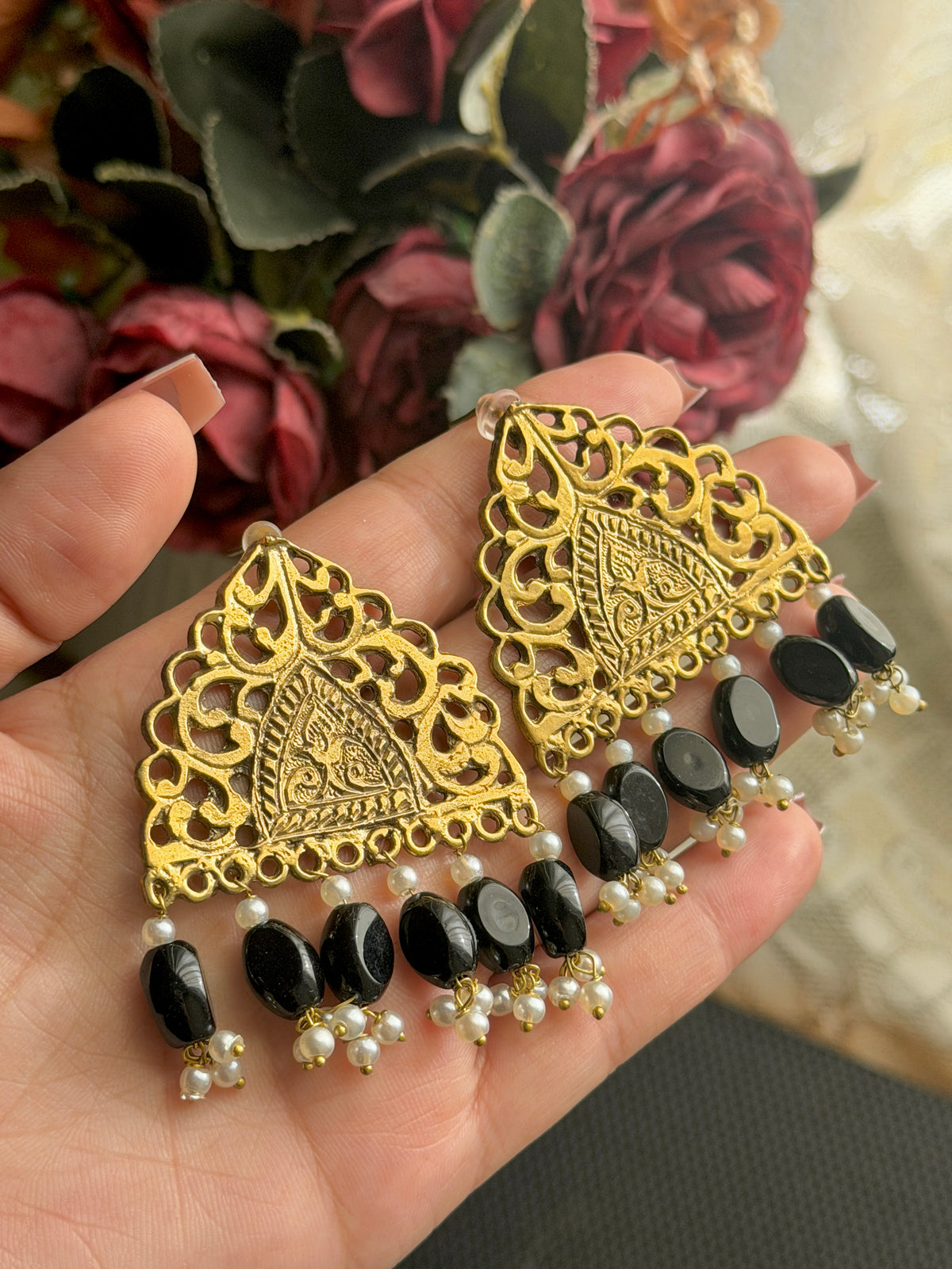Black Zoha Studs