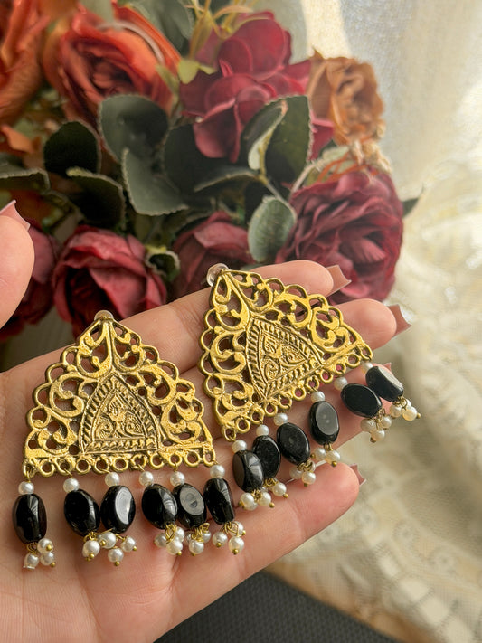 Black Zoha Studs