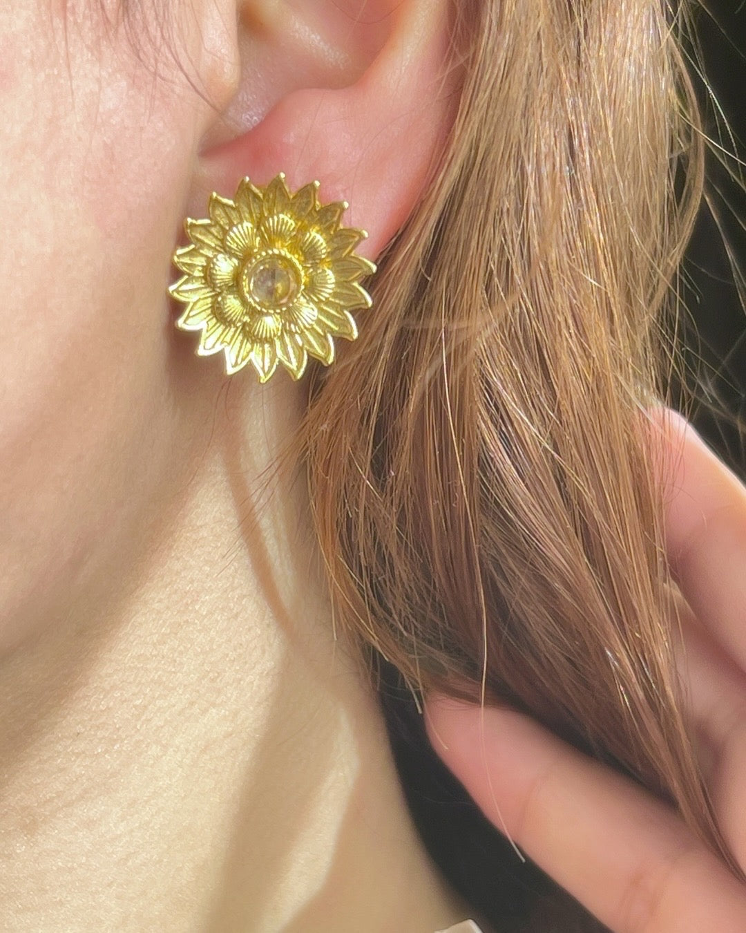 Sunflower Studs