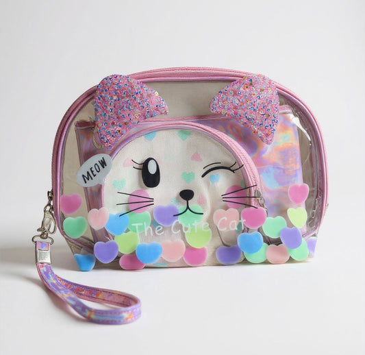 3 Pc Cute Make-up Pouches Set