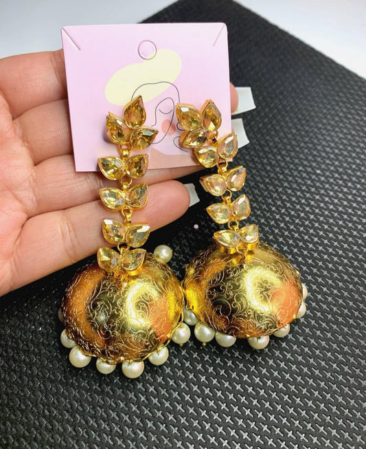 Gilded Bail Jhumky