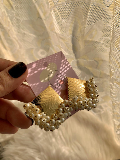 Silken Gold Gajra Studs