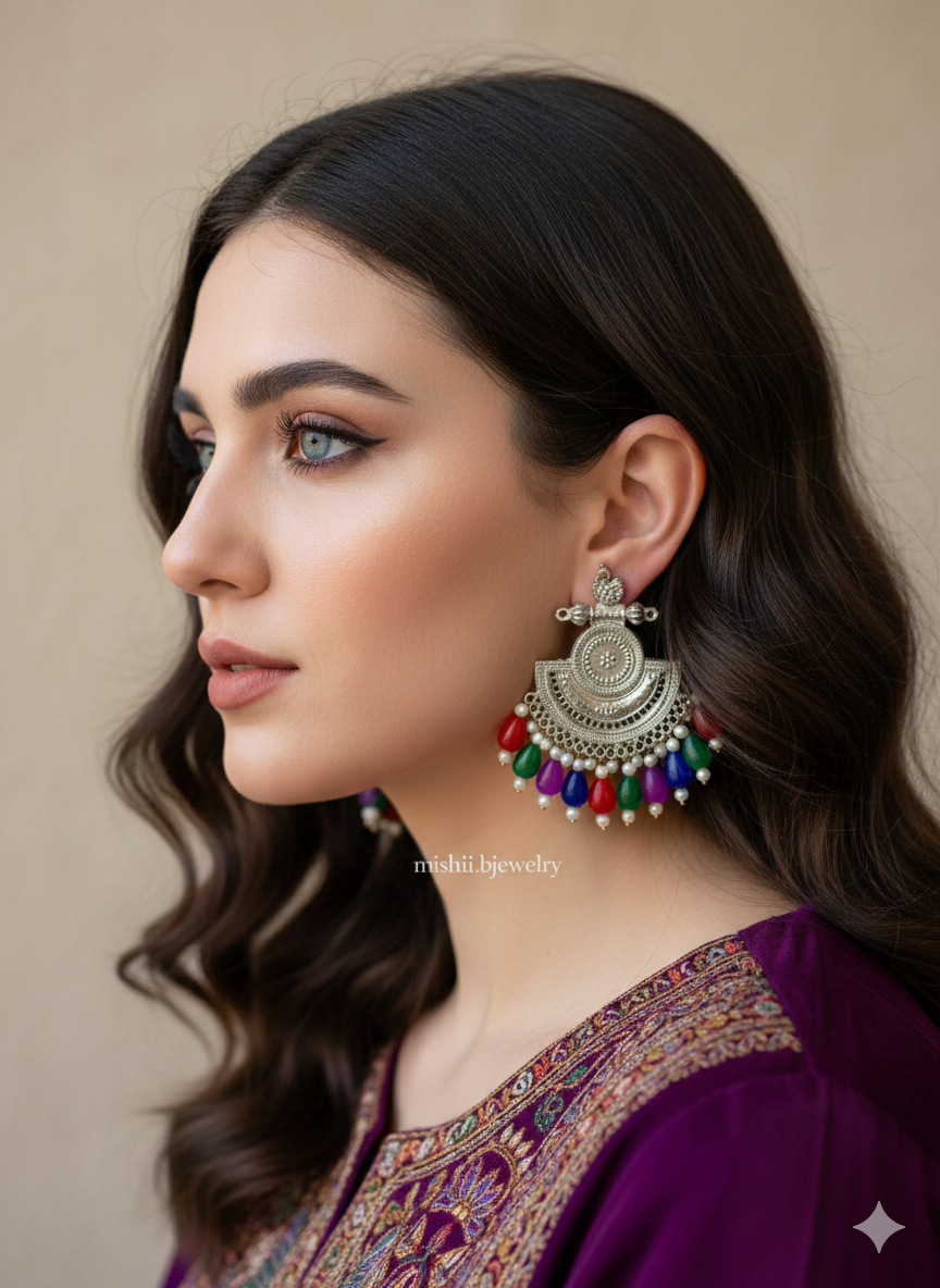 Rangārang Afghan Earrings