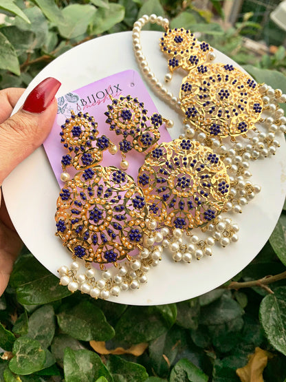 Royal Earrings & Maang Tikka Set