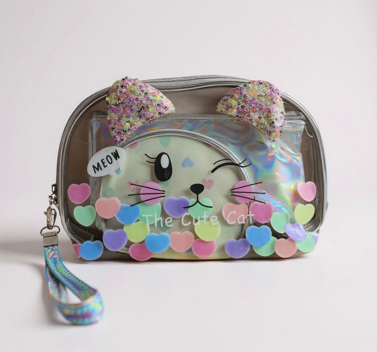 3 Pc Cute Make-up Pouches Set