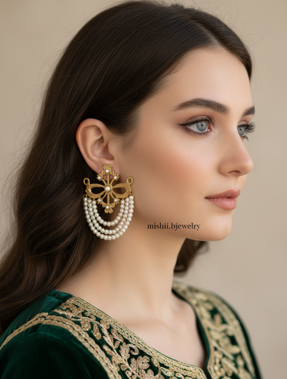 Ivory Pearls Earrings